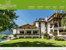 Tablet Screenshot of hotel-birkenbrunn.it